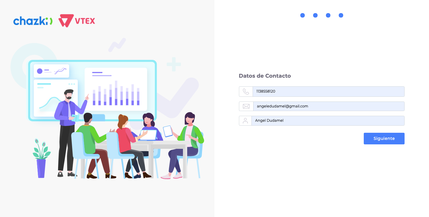 Configuración de claves VTEX